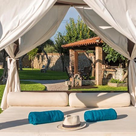 Villa Maxim With Private Pool & Tennis Court Halikounas Екстериор снимка