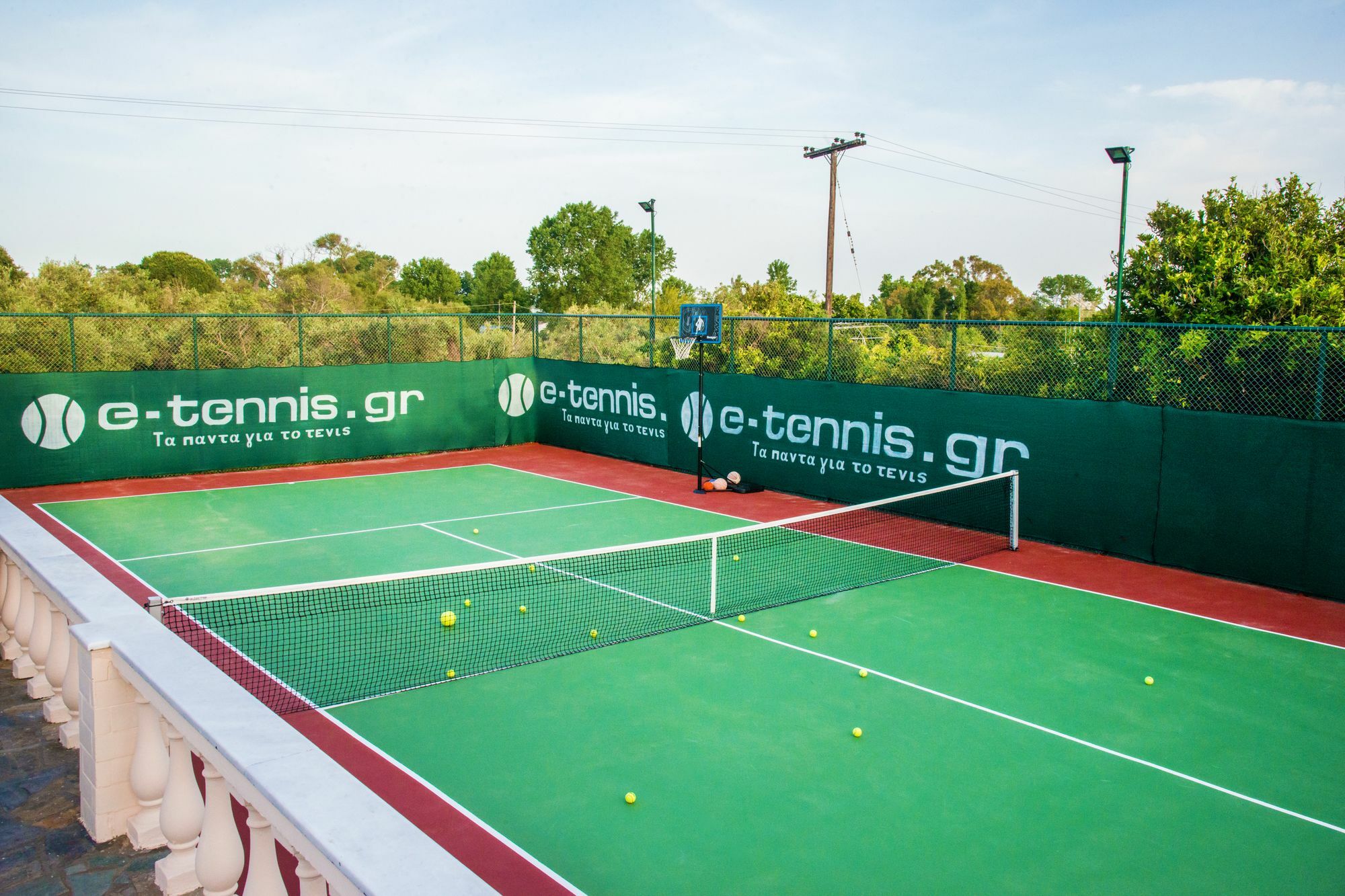 Villa Maxim With Private Pool & Tennis Court Halikounas Екстериор снимка