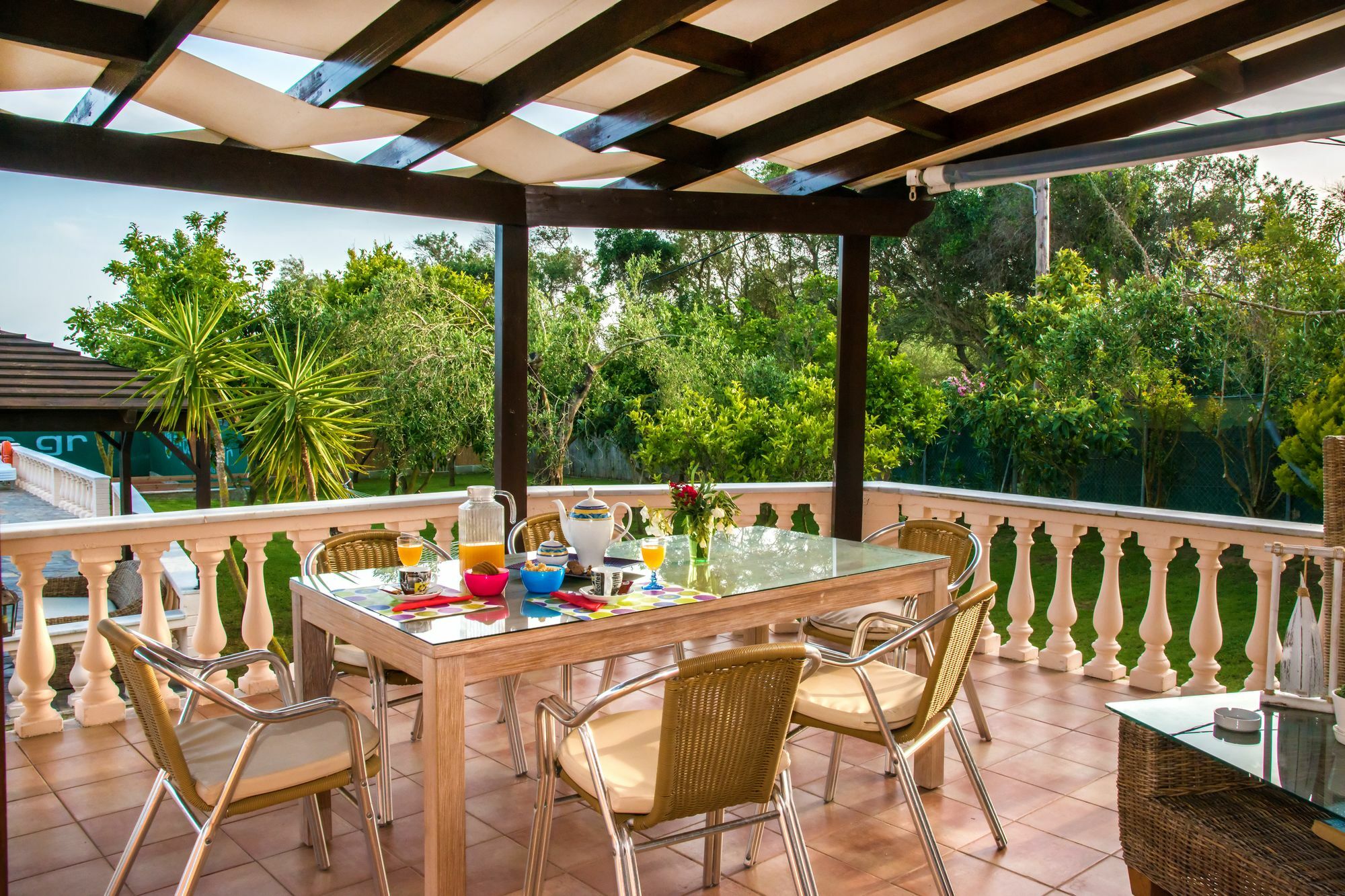 Villa Maxim With Private Pool & Tennis Court Halikounas Екстериор снимка